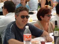 Jaime Salces y su mujer, Josefina. Vinieron desde Gerona.